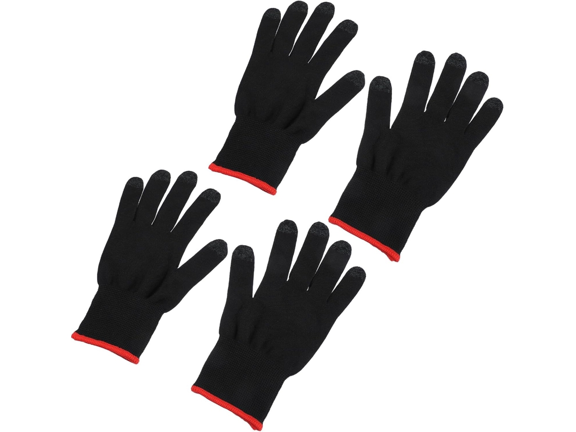 Luvas Para Jogos Childweet Antiderrapantes Tela Sensível Ao Toque, 2 Pares, Tecido Respirável Com Elásticos, Proteção