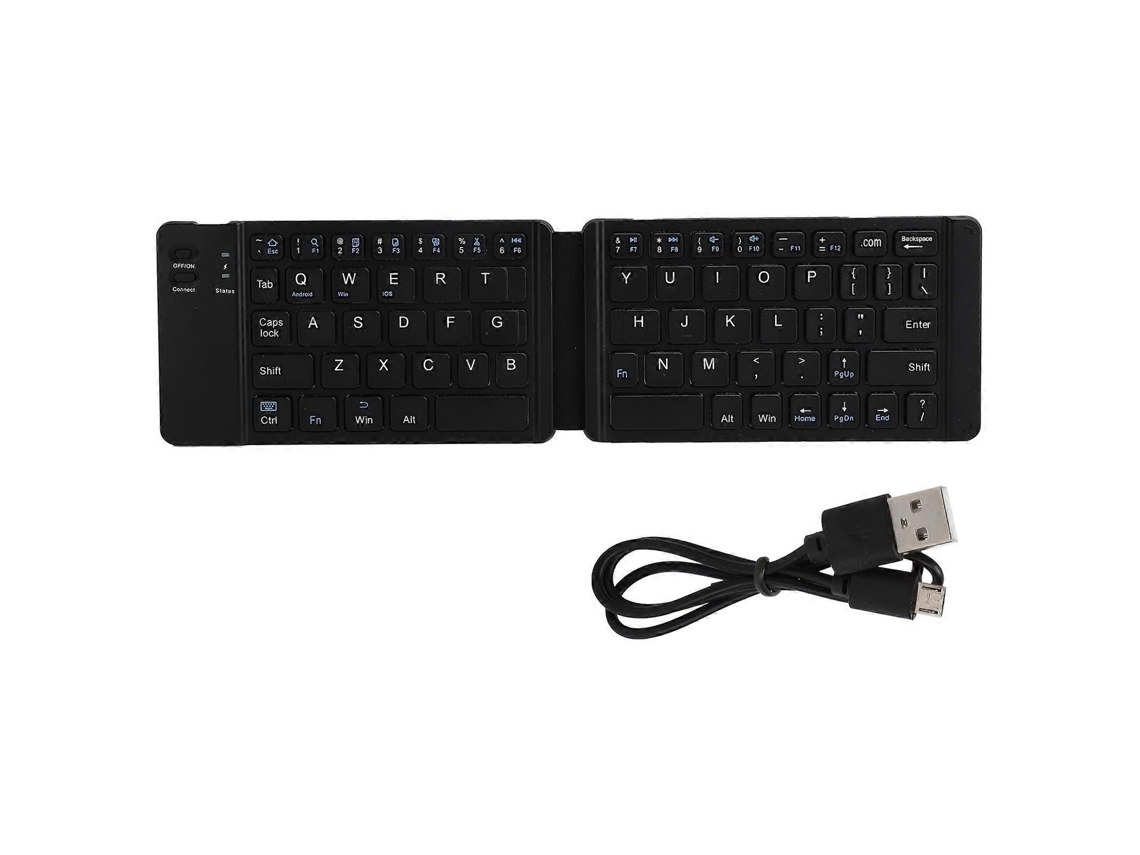 Teclado Coteci de 60 Teclas, Sem Fio, Bluetooth, com Suporte TAISHENGDA