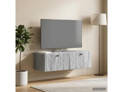 Vidaxl Gabinete De Tv De Parede 98 X 41 X 30 Cm Sonoma Cinzento