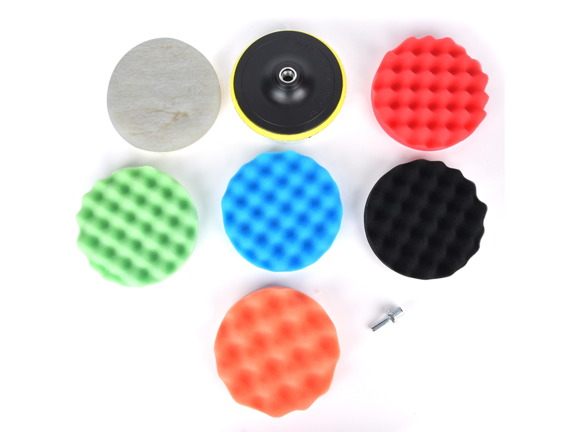 Kit de Esponjas de Polimento para Lixadeira Espuma Fina Resistente Ao Fogo e Desgaste