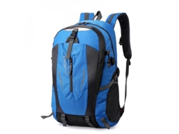 Mochila de Viagem Impermeável Grande Azul S/MARCA