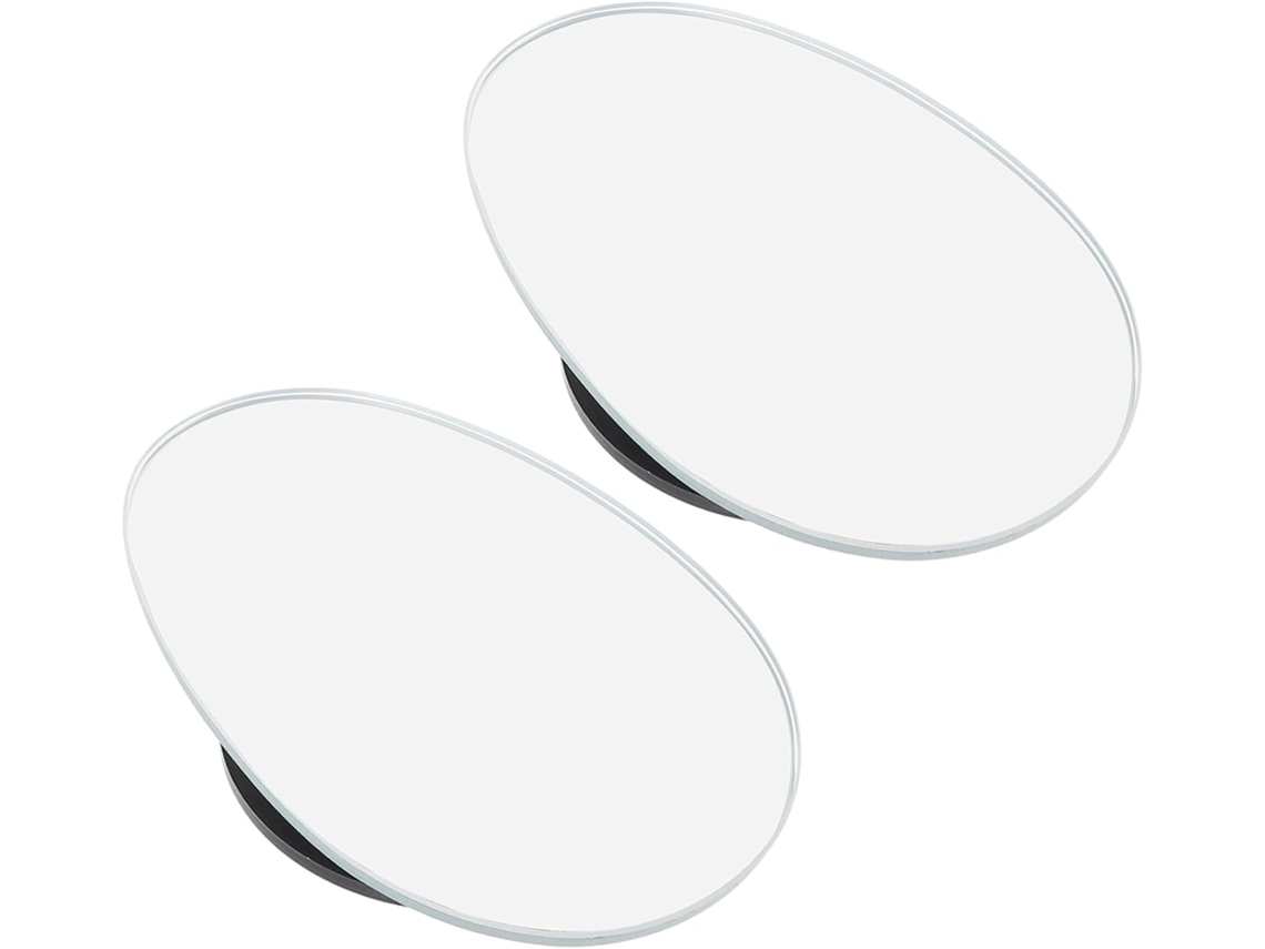 Espelho Retrovisor Para Ponto Cego De Carro, 1 Par, Vidro Abs Pp