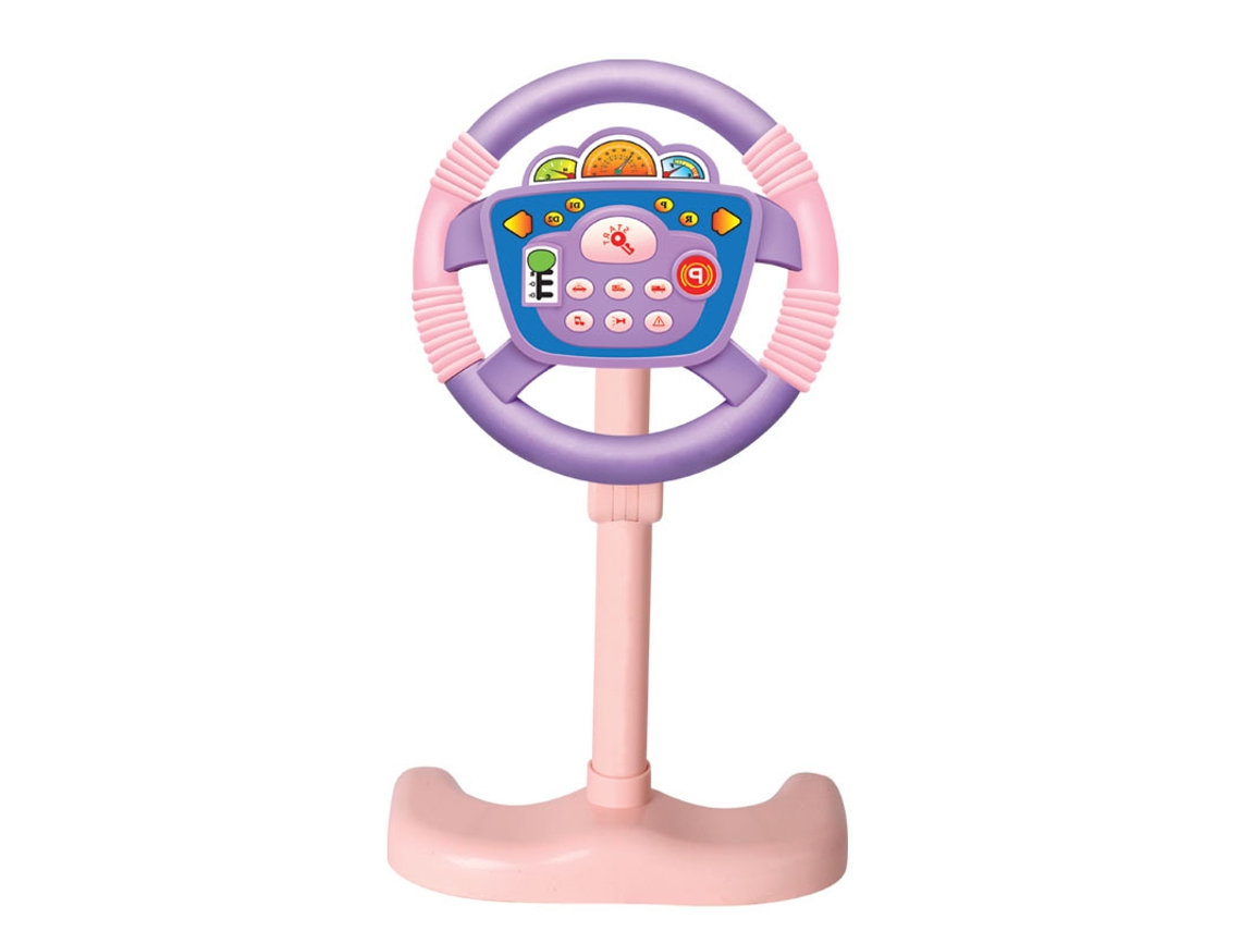 Volante Brinquedo CHRUI com Base Vertical para Simulação de Condução (roxo)