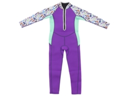 Traje Neoprene 2.5mm Crianças Longo Térmico Elástico 8 Tamanhos