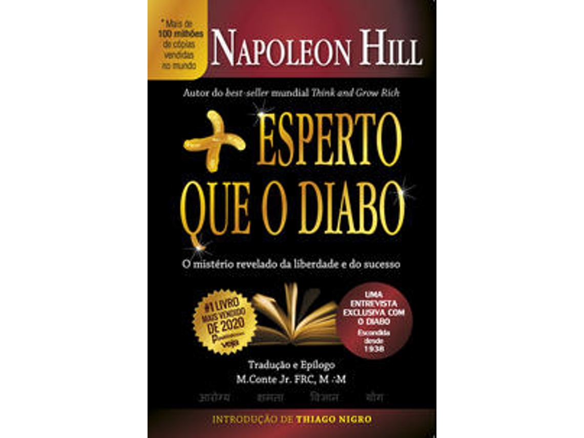Livro Mais Esperto Que O Diabo O Mistério Revelado Da Liberdade E Do Sucesso de Napoleon Hill (Português)