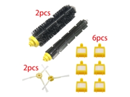 6 Filtro Hepa 2 Escova Lateral 1 Conjunto Escova de Cerdas Para Irobot Roomba 700 Peças de Reposição 760 770 780
