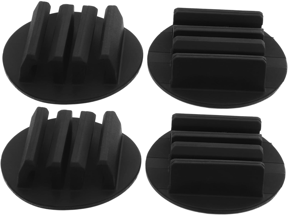 Conjunto De 4 Porta-canetas Adesivos De Silicone, Organizador Redondo Para Lápis E Marcadores.