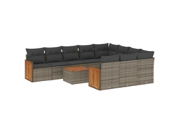 Garden Sofa Set, Garden Sofa Sets Vidaxl Cinzeto Rattan / Vime (n/a)