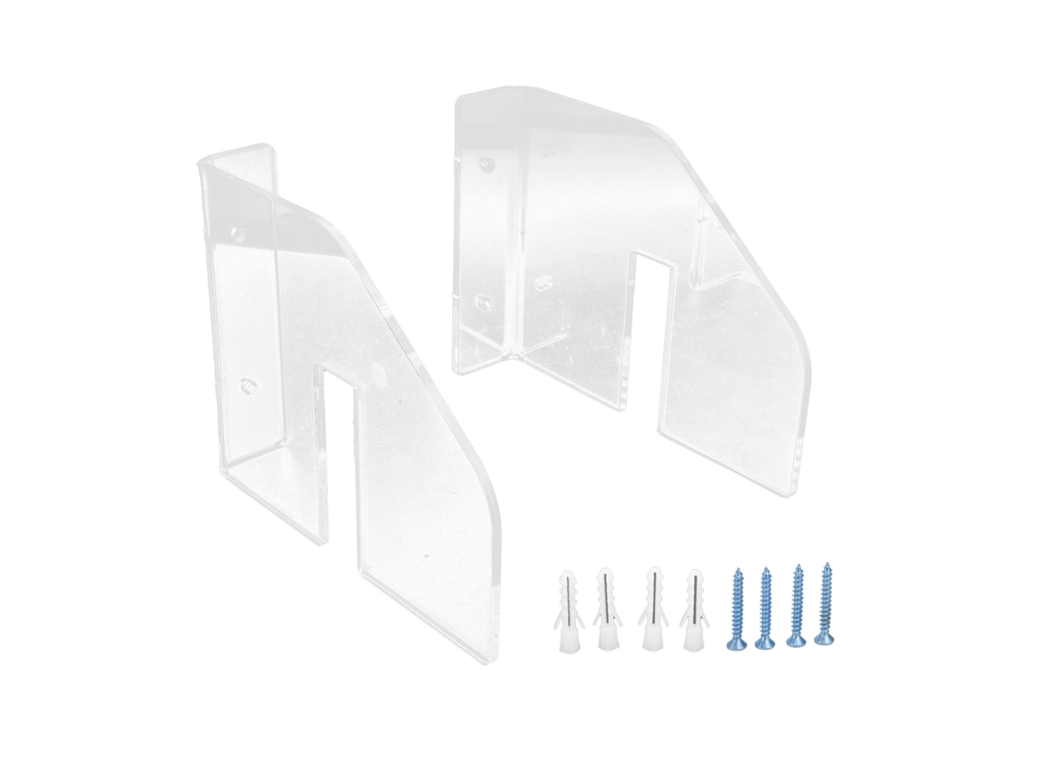 Suporte de parede para skate e longboard em acrílico transparente decorativo para sala e quarto | S/MARCA