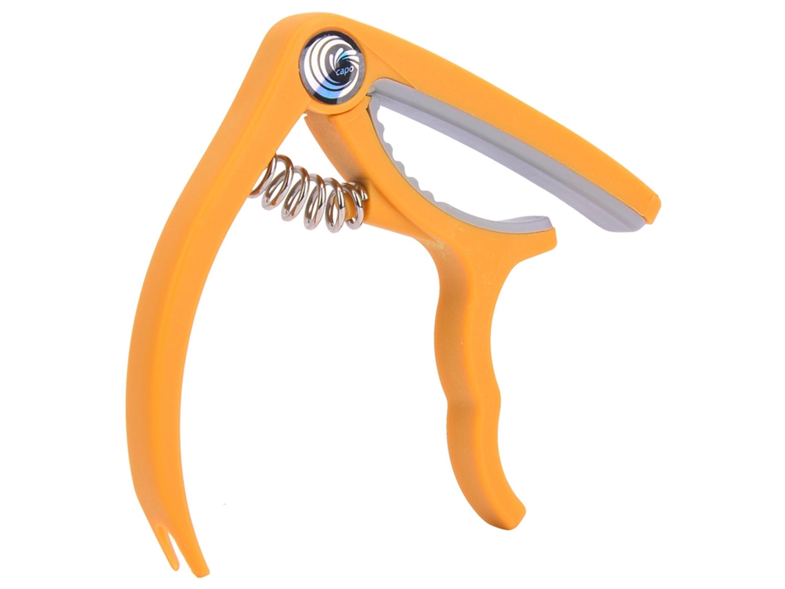 Removedor de pinos de ponte de plástico para guitarra de 4 a 6 cordas Capotraste, Baixo E Ukulele Amarelo Slowmoose