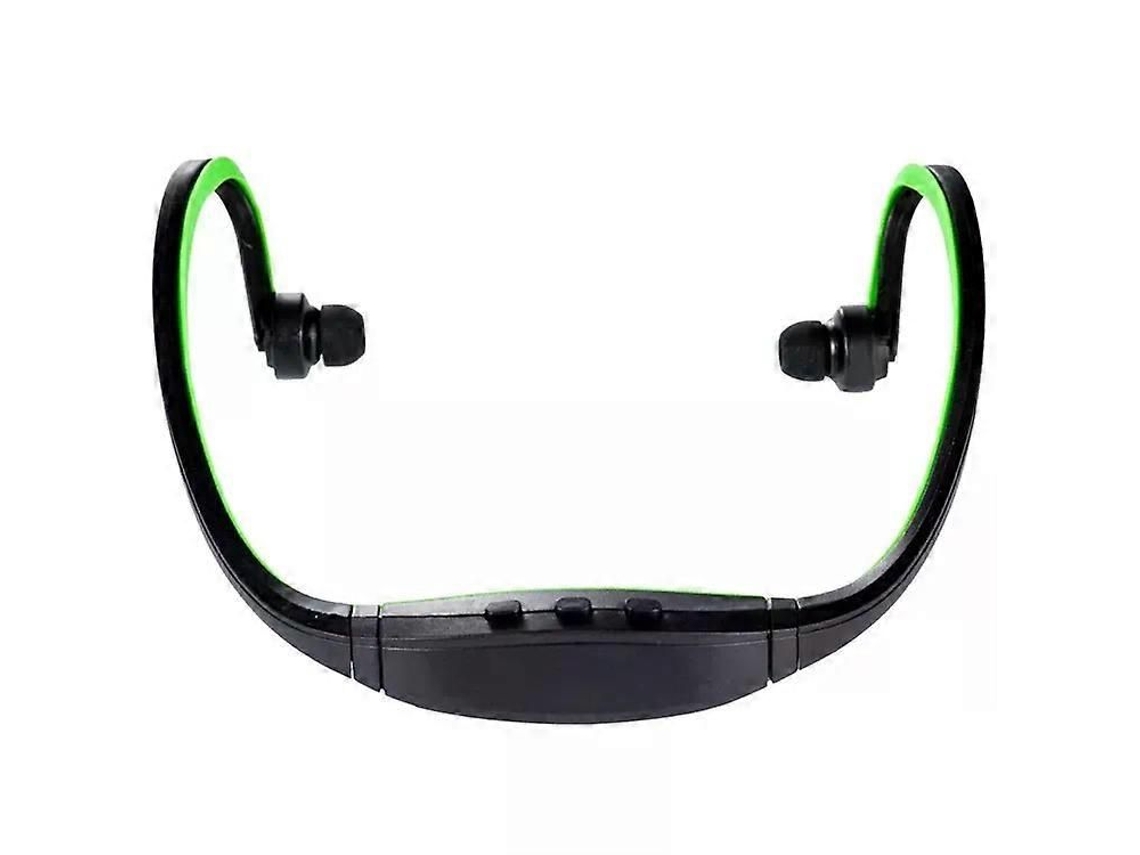 Fones de Ouvido Bluetooth para Esportes Sem Fio suporte para Cartão Tf / Sd, Microfone, Verde Verde TAISHENGDA