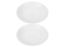 Bandeja de Pesagem Plástico Branco para Balança Cozinha, 2 Unidades, Bandejas Reutilizáveis ​​para Alimentos. AQUAFORGE