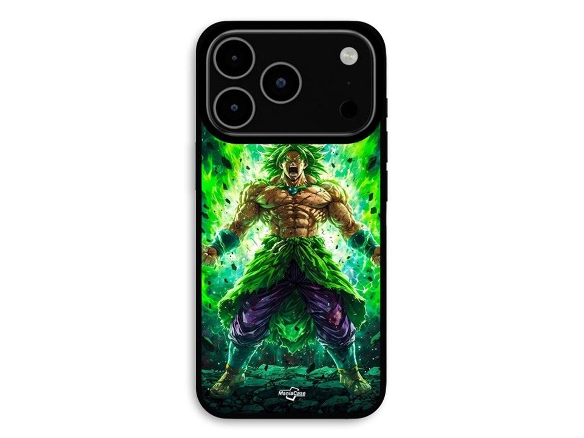 Capa Para Celular - Maniacase - Iphone 17 Pro - Dragon Ball Broly - Silicone Tpu - Flexível