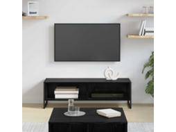 Vidaxl Gabinete Para Tv 100 X 36,5 X 30,5 Cm Carvalho Preto