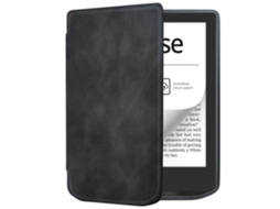 Lurelia Capa Para E Reader Pb 629/634 Em Couro Sintético E Microfibra, Leve E Fina, Preto