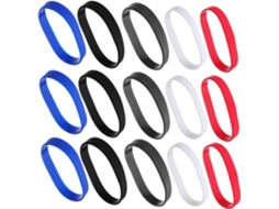 Doitool 50-Pulseiras de Silicone, Pulseiras de Silicone para Festas, Lembrancinhas de Festival