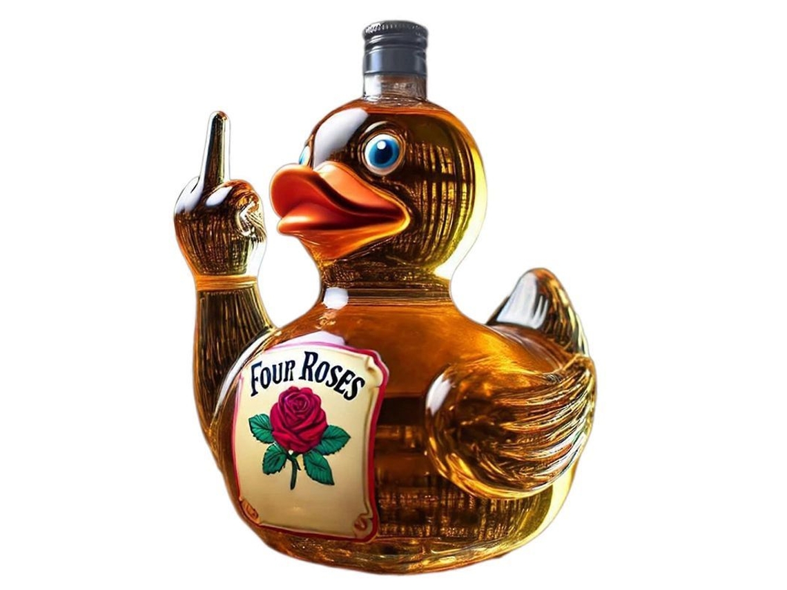Decantador de whiskey Bulldog francês divertido Nova LINE com dispenser único S/MARCA