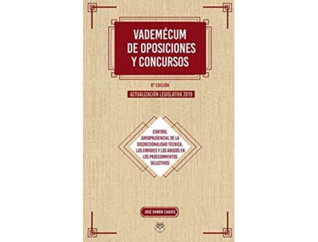 Livro Vademecum De Oposiciones Y Concursos de José Ramón Chaves (Espanhol)