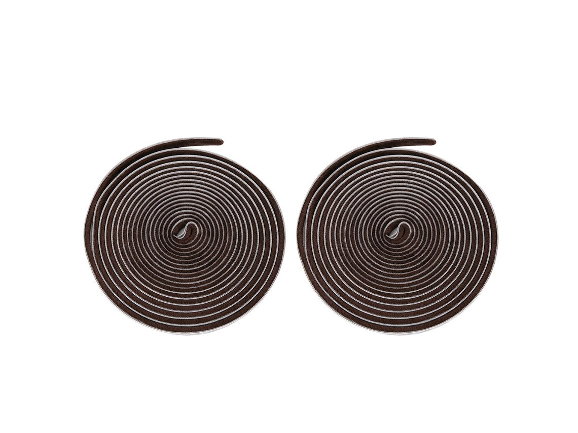2 Unidades De Fita De Vedação Autoadesiva Marrom De 9x5 Mm Para Portas, À Prova De Poeira E Vento, 5 M, Janelas E Carros