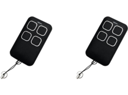 2 Controles Remotos Universais para Portas de Garagem, 280 868 Mhz, 4 Botões SFUSHOS