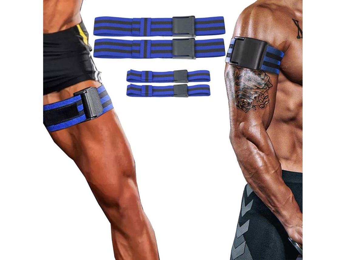 2 PARES de Cintas Elásticas de Treinamento S/MARCA