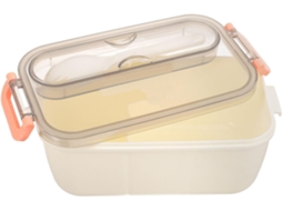 Lancheira Bento Showeroro De 1, 2l Para Adultos, Com Compartimentos, Feita De Pp E Silicone, Fácil De Limpar E