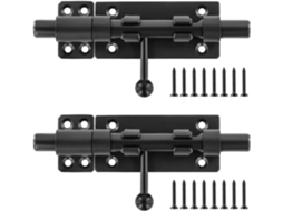 Conjunto De 2-trincos Aço Inoxidável 304 Para Portas Deslizantes, Resistentes, Com Furo Para Cadeado, Ideais Para