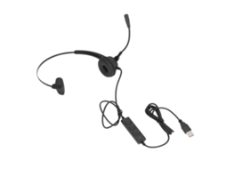 Auriculares USB para Centro de Chamadas com Microfone, Cancelamento de Ruído Ajustável, para Escritório com S/MARCA