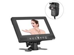 Monitor De Visão Traseira Para Carro Com Lcd Tft De 7 Polegadas, Suporta Cartão U Disk, Sd/ms/mmc/xd E Av