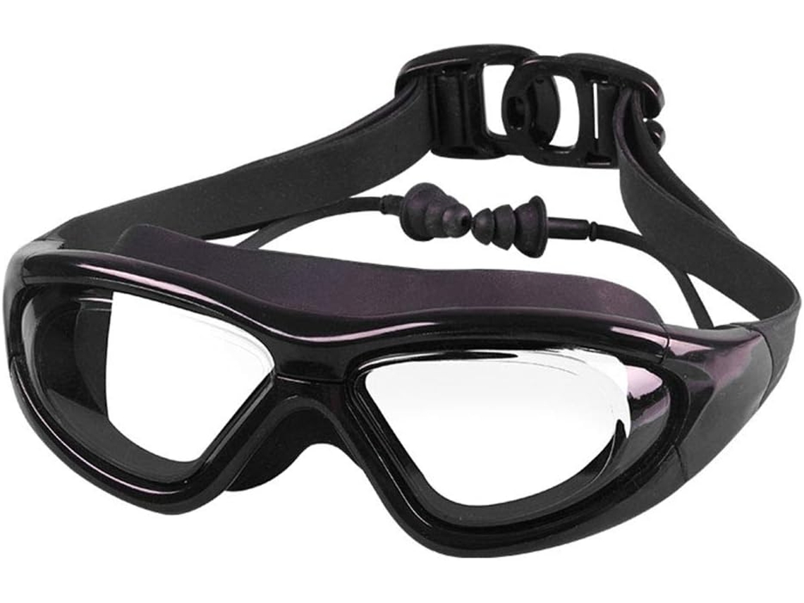 Óculos de Natação AQUAFORGE com Proteção Ocular, Lentes Transparentes, Ampla Visão, À Prova D'água e Antivazamento para Mulheres