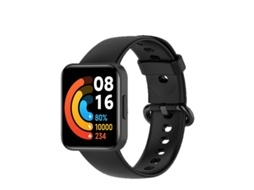 Pulseira Xiaomi Watch Redmi 2 Lite, Silicone Preto, Ajuste Perfeito