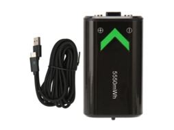 Bateria Recarregável 5550mah Xbox Com Cabo Usb C 3m