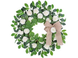 Guirlanda Artificial De Hortênsias Para Porta De Entrada, Jardim, Festas, Casamentos E Decoração De Festas