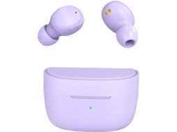 Fones De Sem Fio Tws Leves Com Por Toque, Longa Para E Som Cor: Roxo