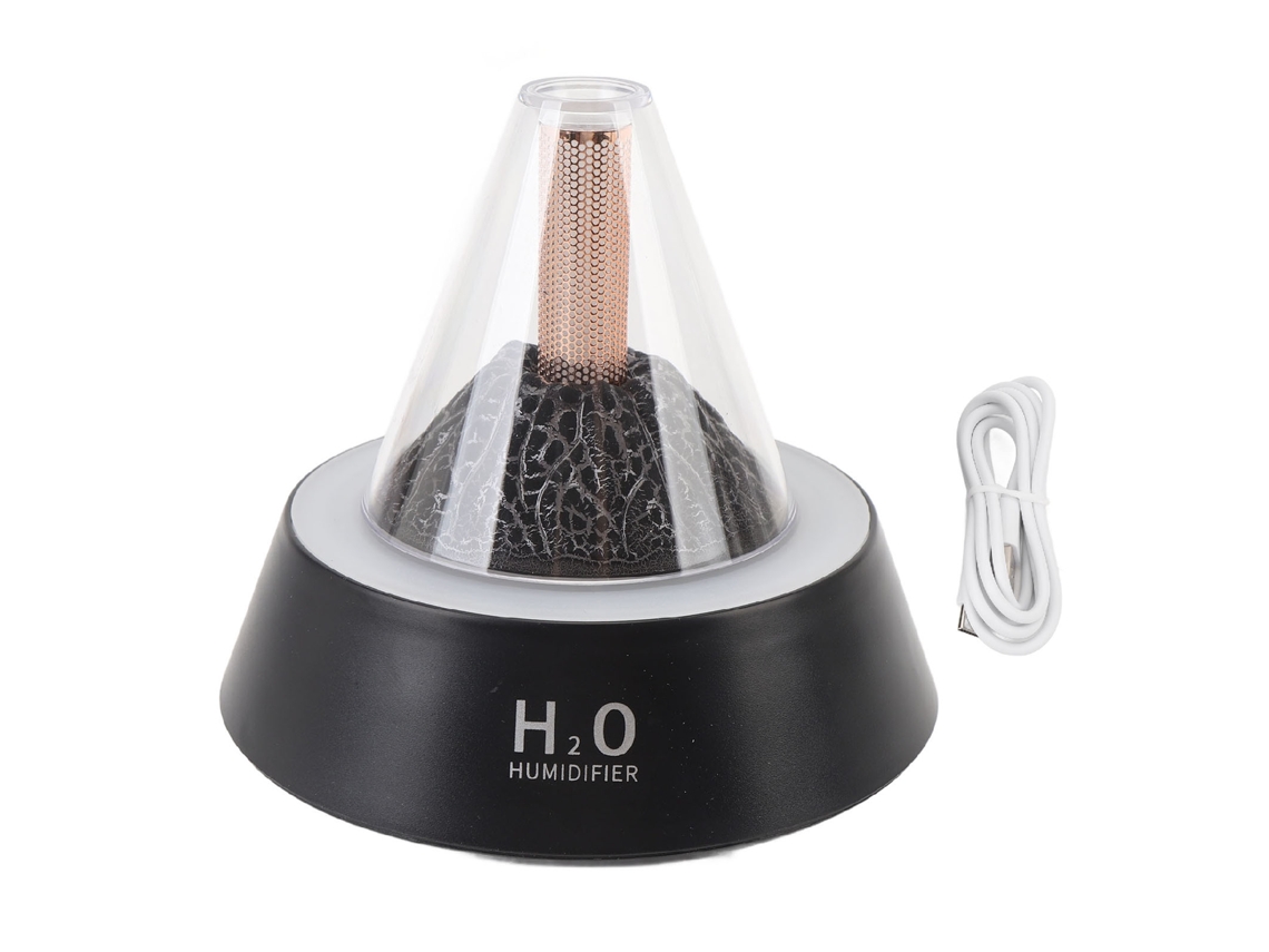 Difusor de Óleos Essenciais Volcano com Auto Desligamento e Luz Quente para Casa e Escritório LAXISCREED
