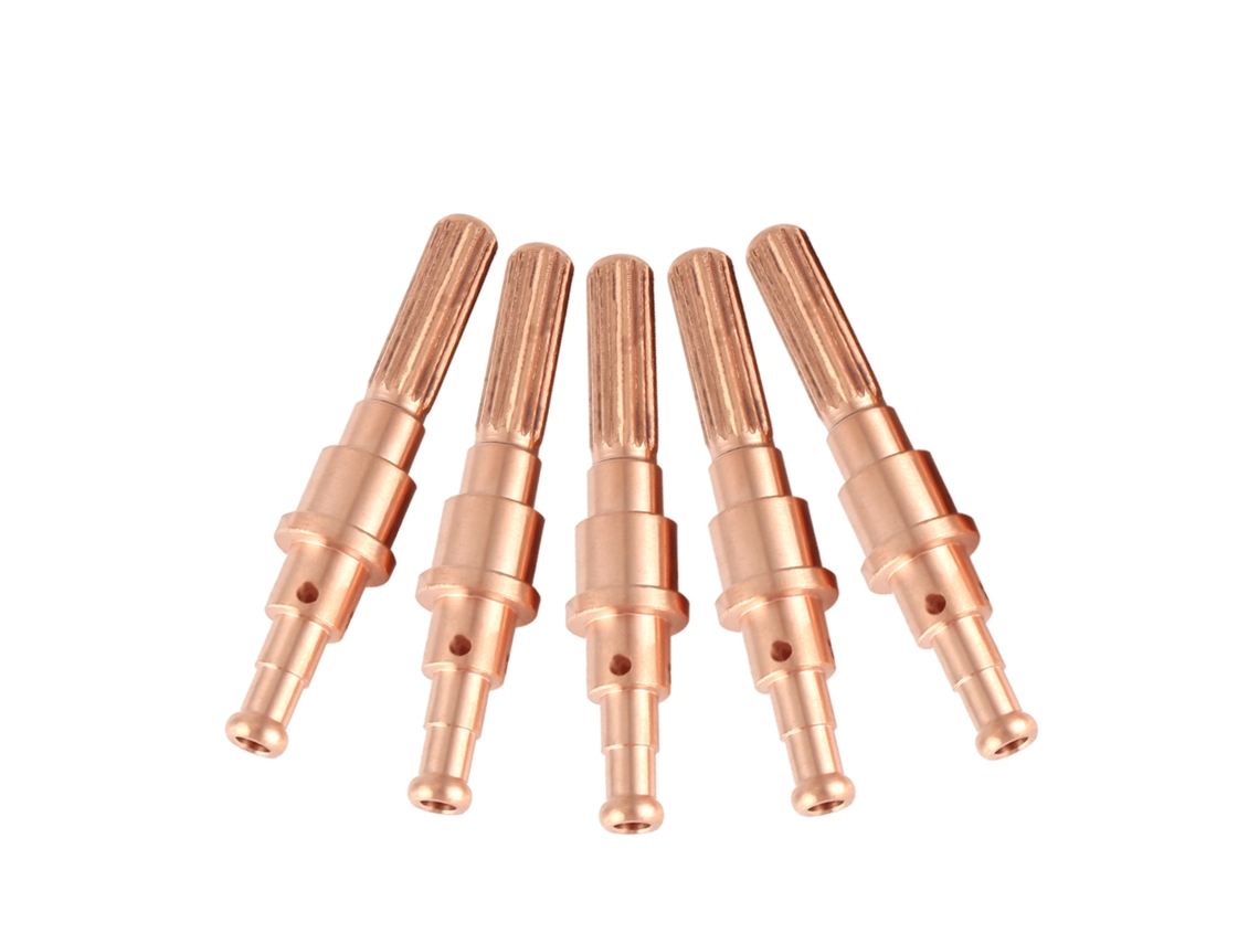 5 Peças/conjunto Eletrodos Consumíveis Para Tocha De Corte Plasma Thermal Dynamics Sl60-100 9-8215