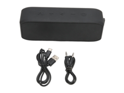 Aetheria alto falante Bluetooth Portátil Ipx7 Impermeável Som Grave Forte Wireless Stereo Preto