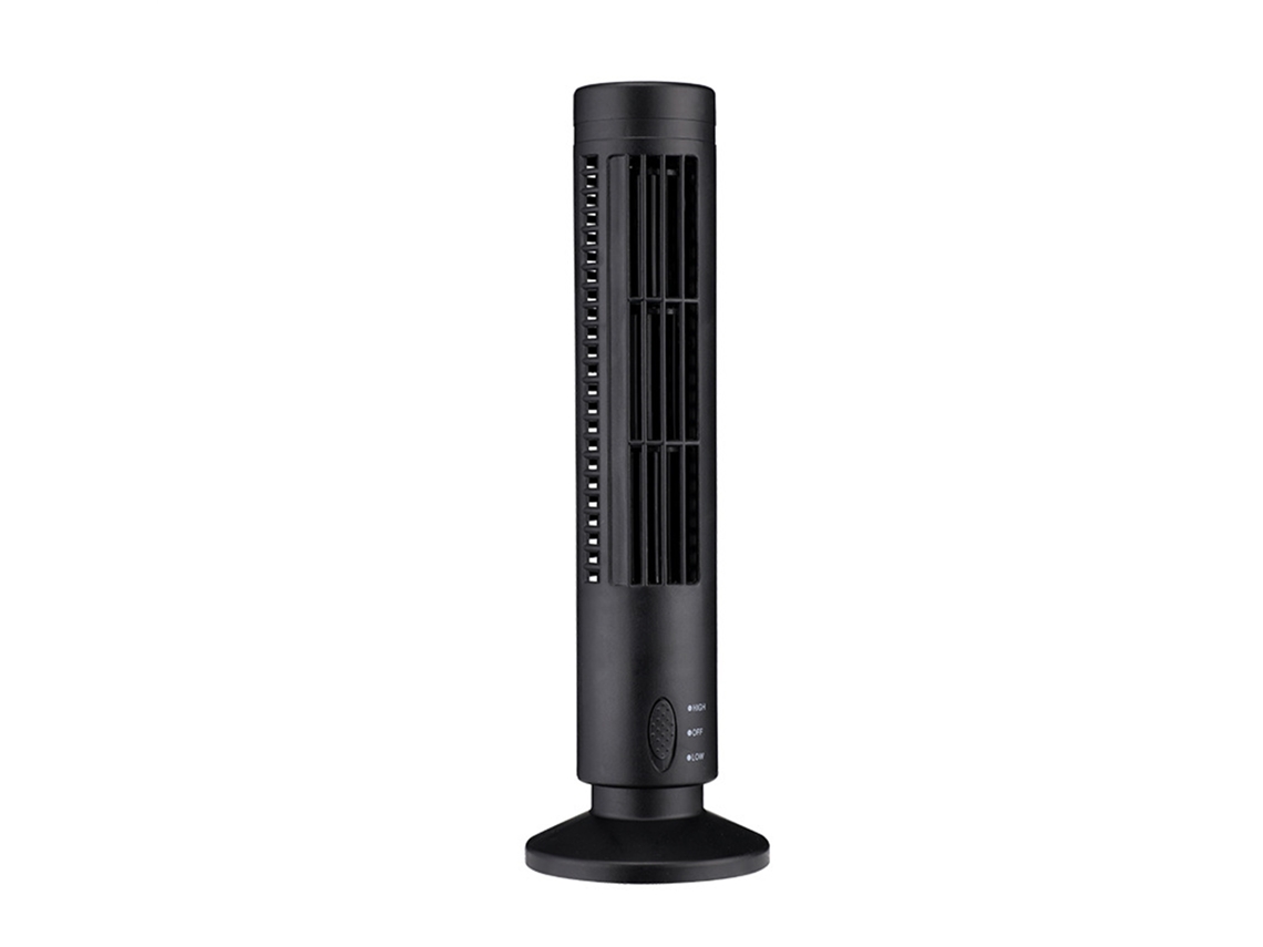 Ventilador de Torre Sem Pás Usb com 2 Velocidades Modos para Quarto Sala Escritório | S/MARCA