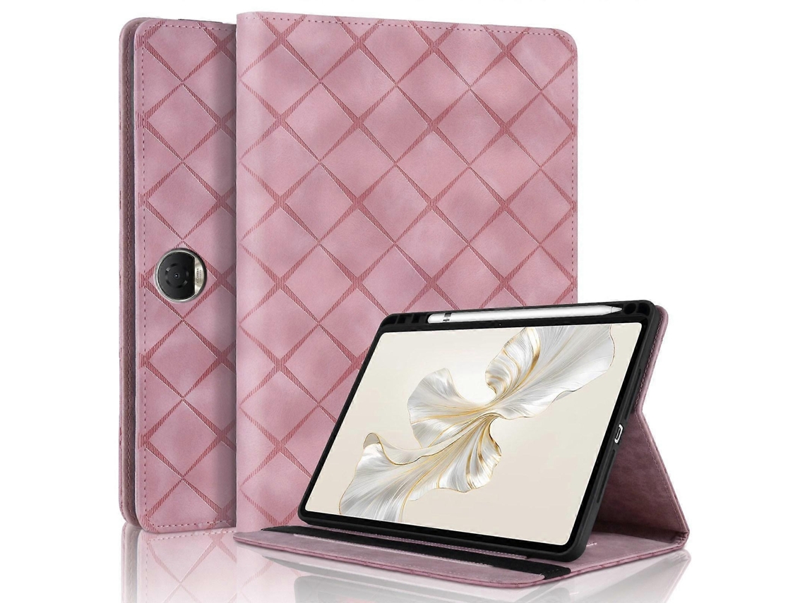 Capa de couro para tablet com relevo de diamante Webake