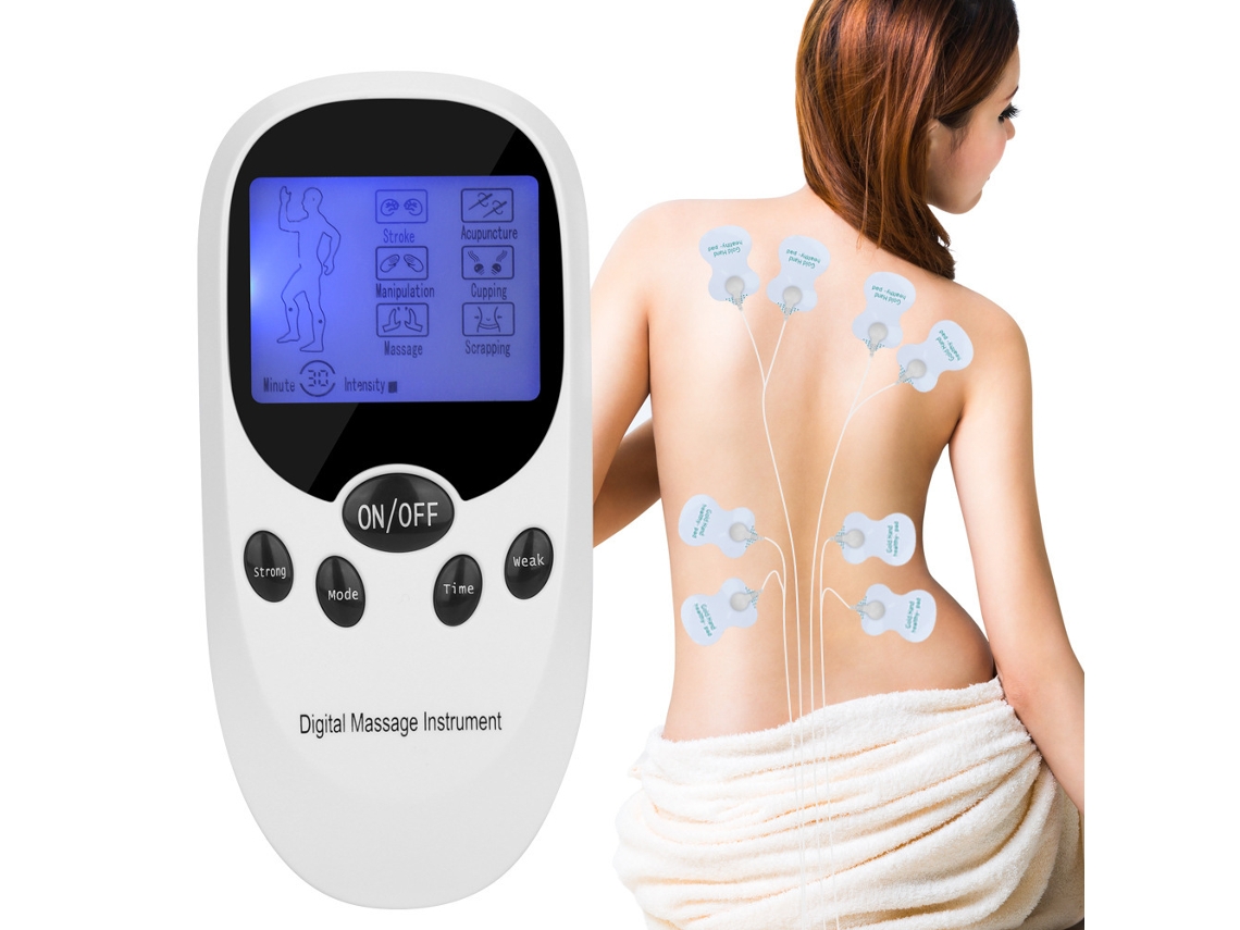 Massageador Eletrônico Digital Com Saídas Duplas