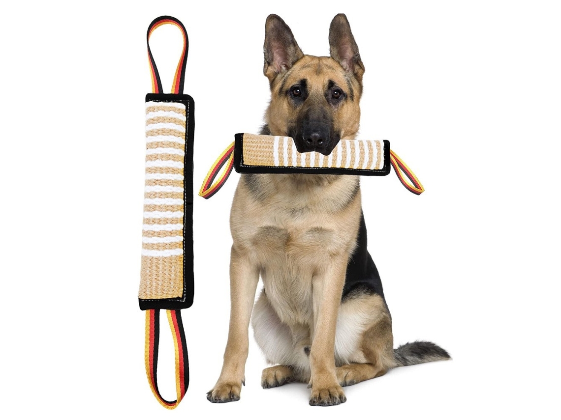 Brinquedo de Treinamento para Cães, Resistentes.para Cabo de Guerra Filhotes Aliviar Dentenção Digitallab Preto 2pc