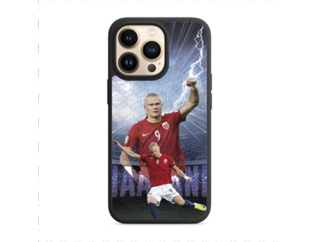 Capa Oficial Protetor para iPhone 14 Pro PHONECASES3D Pele Sintética Preto