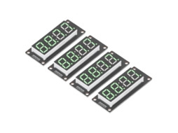 Displays Led Digitais De 4 Dígitos Com Módulo Tm1637 Da Laxiscreed Para Leitura Fácil
