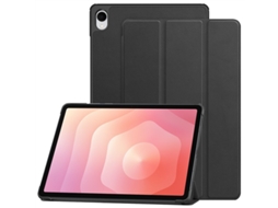Capa Para Tablet Lurelia, Compatível Com Samsung Tab A7 Lite 8.7 T220/t225 2021, Preto, Couro Sintético, Função Sono, Proteção Antiquedas
