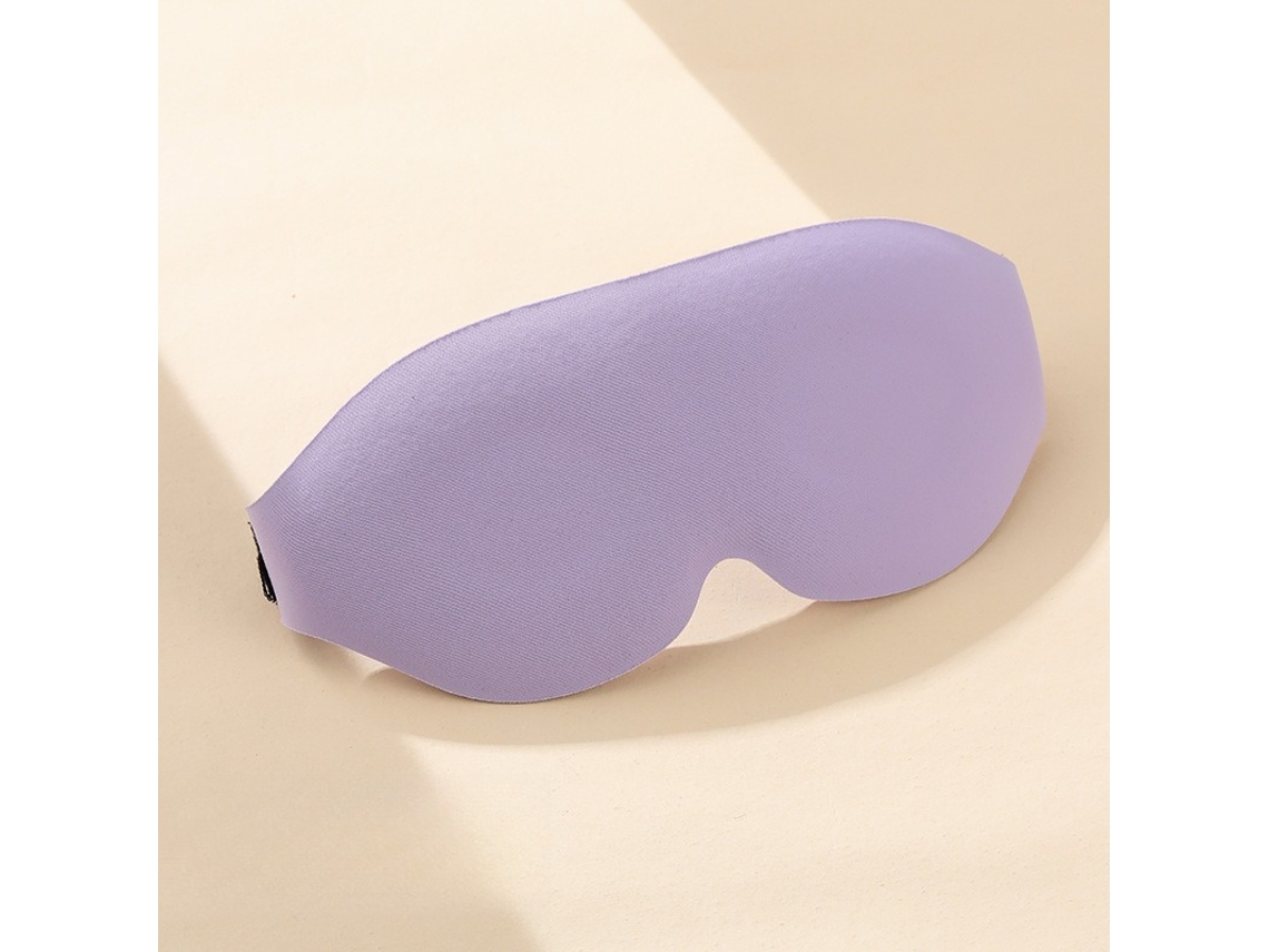Máscara De Dormir 3d Com Espuma Viscoelástica Com Pega Ajustável Para Viagens, Quem Dorme De Lado E Para Sestas. Roxo Hexinyigjly