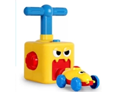Primerox brinquedo Educativo Carro com Balão de Potência Seguro Kit Lançador para Crianças