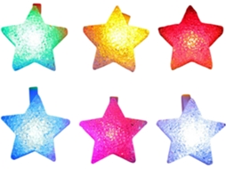 Coleção De Pulseiras Led Brilhantes Iluminadas Para Festas E Shows Acessórios Com Estrelas