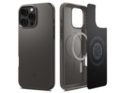 Capa Spigen Para Iphone 16 Pro Com Proteção Magsafe, Design Durável E Interessante