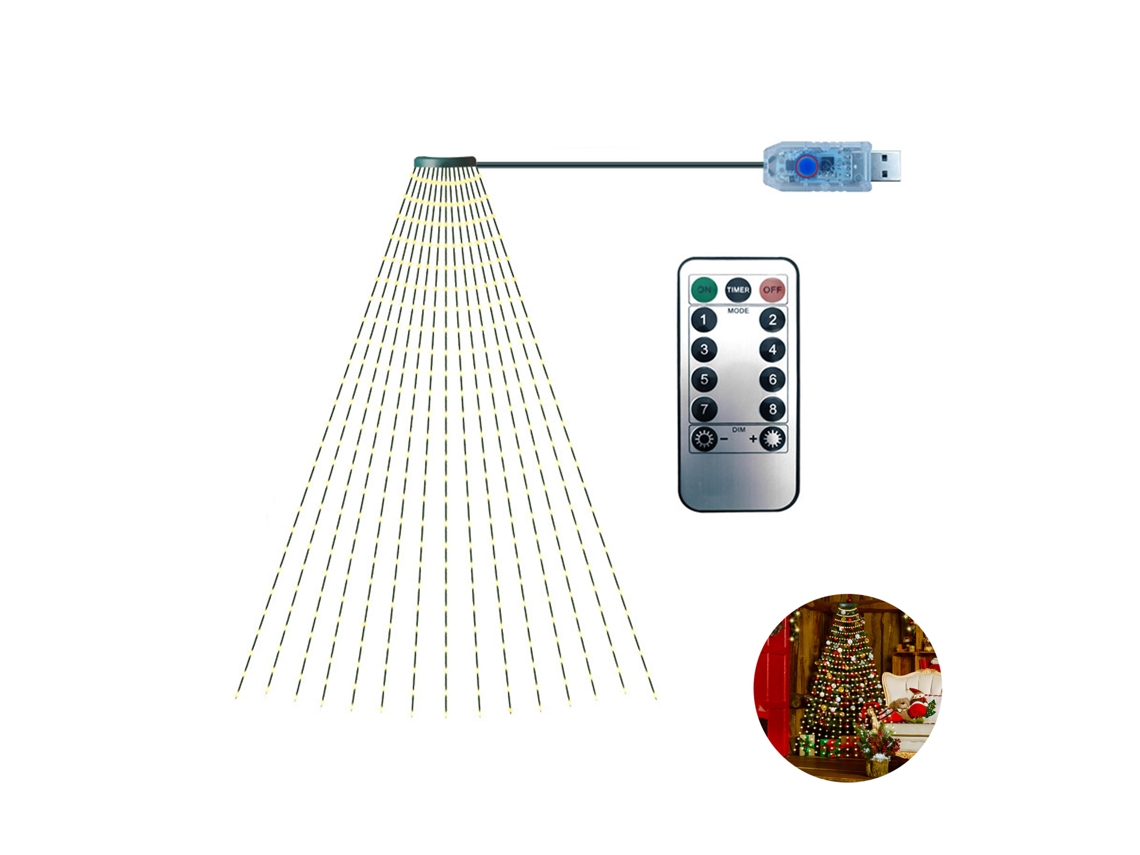 Laxiscreed Luzes De Natal Led Para Árvore E Jardim, Decoração Festiva E Iluminada