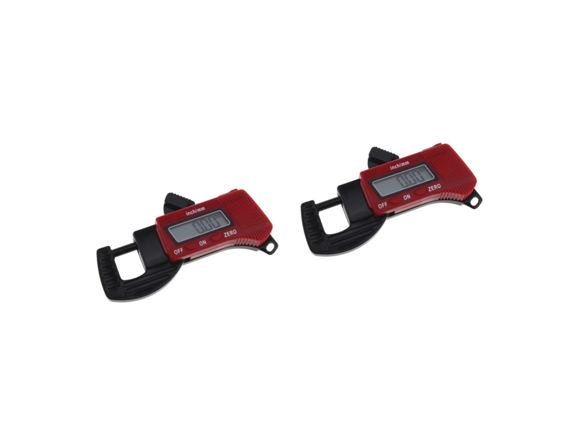 Amosfun Conjunto De 2 Medidores Espessura Digitais Portáteis Com Visor